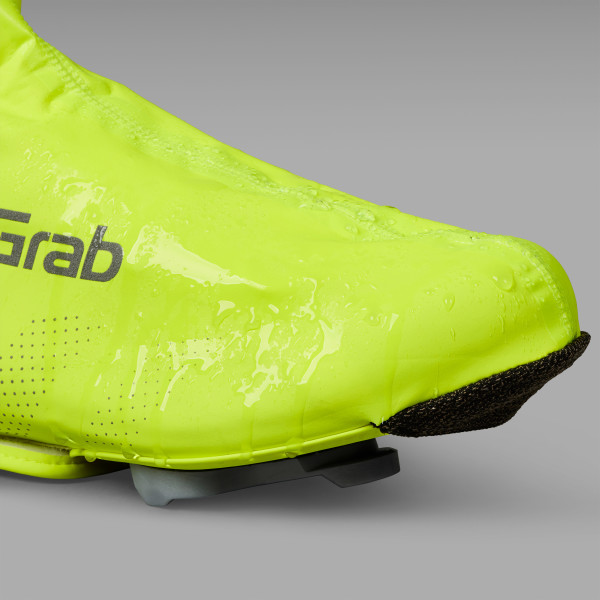 Overschoenen Gripgrab: RIDE Waterproof Wielren Overschoenen - Yellow Hi-Vis