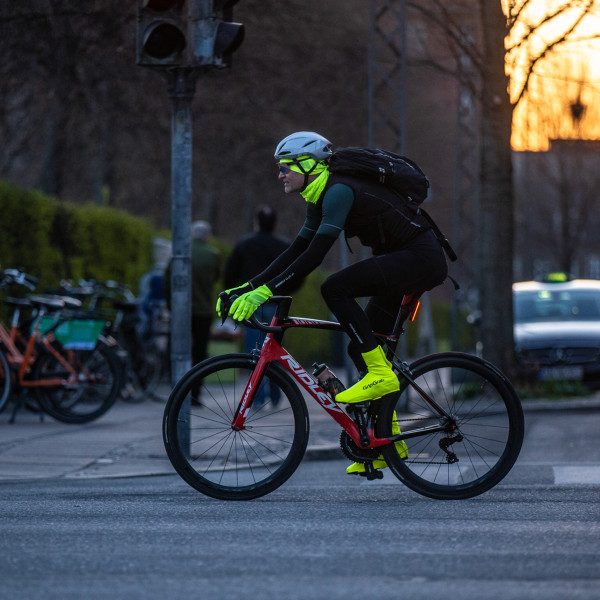 Gripgrab Shoe Cover RIDE Waterproof Wielren Overschoenen - Yellow Hi-Vis - Afbeelding 6