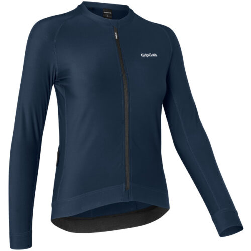 Fietsshirt GripGrab PACR lange mouwen Woman Navy Blue